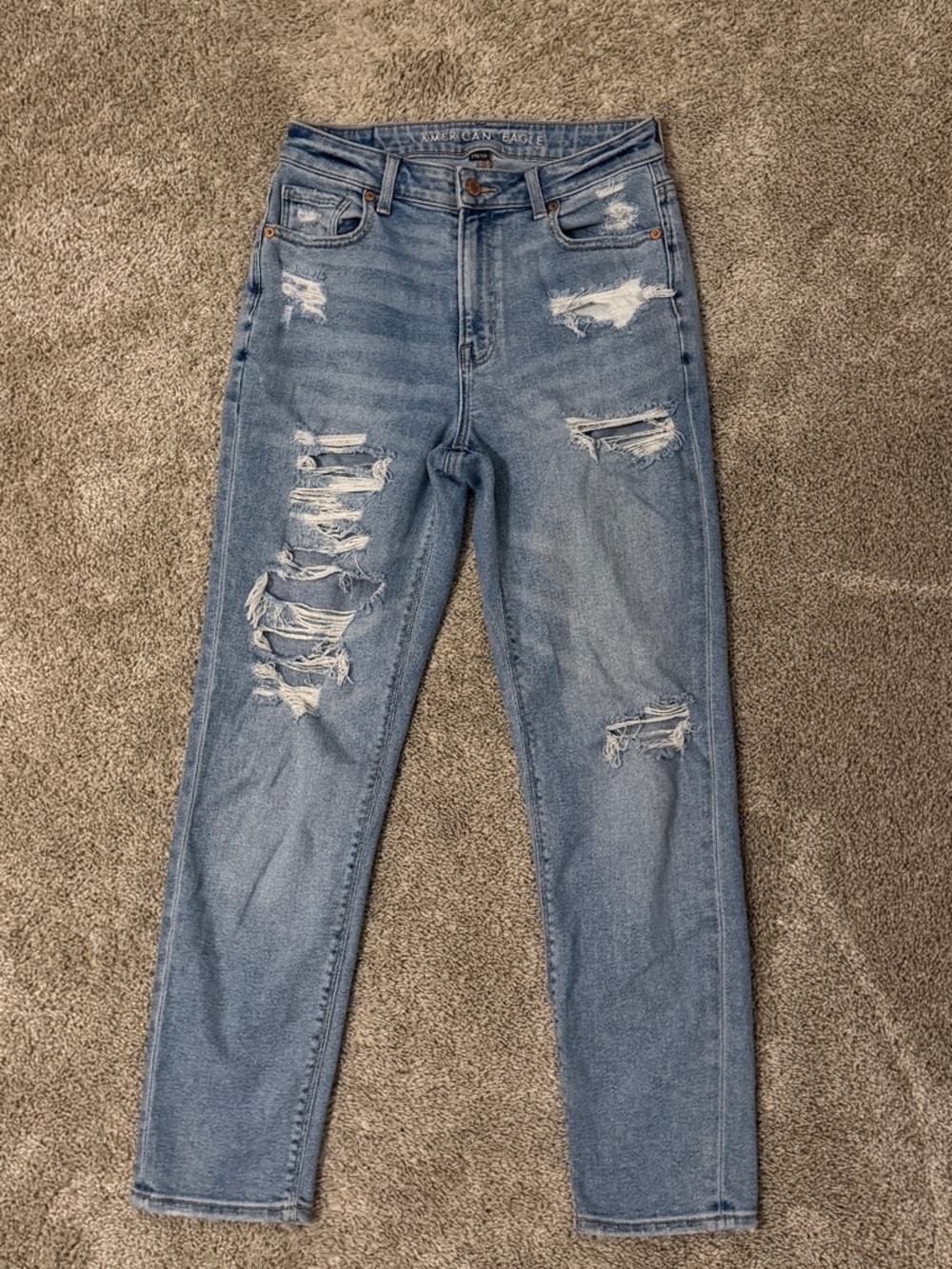 American Eagle Stretch Mom Jeans - Size 4